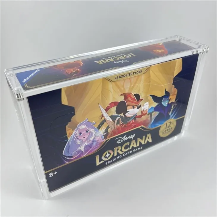 Acrylic Disney Lorcana Starter Theme Deck Display Case Acrylic Disney Lorcana Starter Theme Deck Display Case